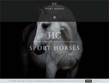 Tablet Screenshot of hcsporthorses.com